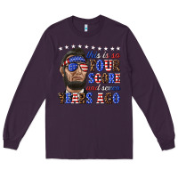 Plum this is so four score and seven years ago Long Sleeve Tee - texasbilliewilder