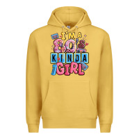 Antique Gold i'm a 80's kinda girl Premium Hoodie - MaliasSmallBusiness