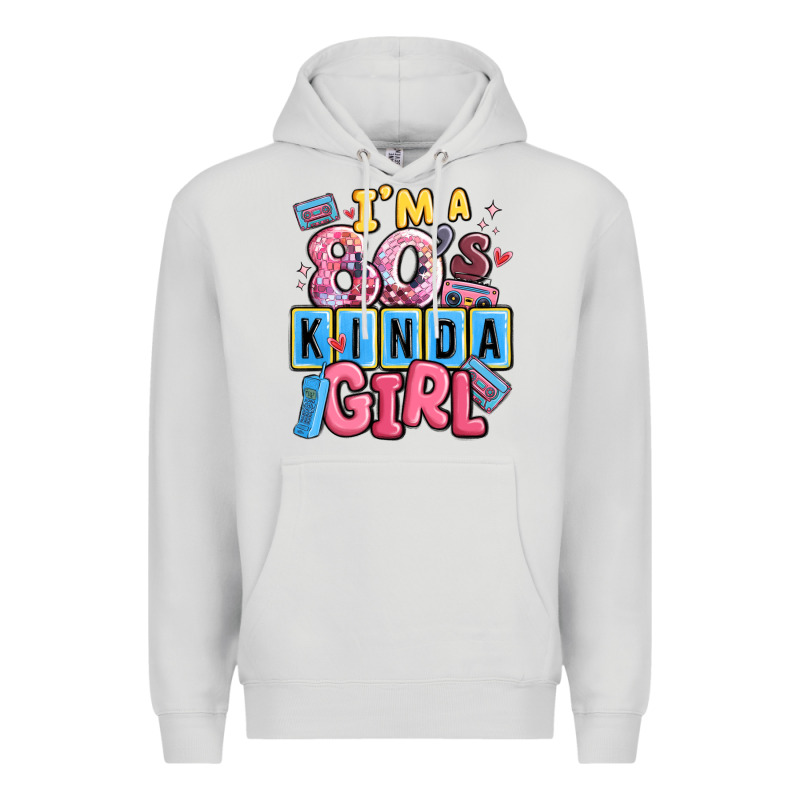 I'm A 80's Kinda Girl Premium Hoodie by MaliasSmallBusiness | Teevron