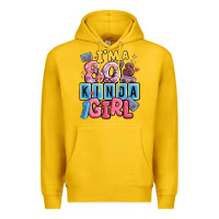 Lemon i'm a 80's kinda girl Premium Hoodie - MaliasSmallBusiness