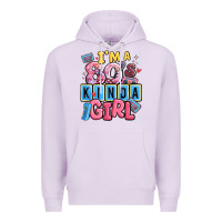 Lilac i'm a 80's kinda girl Premium Hoodie - MaliasSmallBusiness