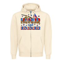 Sandshell honor and remember Zipper Hoodie - Zillion Design Studio