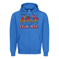 True Royal honor and remember Zipper Hoodie - Zillion Design Studio