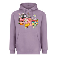 Lavender easter excavator Heavyweight Hoodie - AdoDesignShop