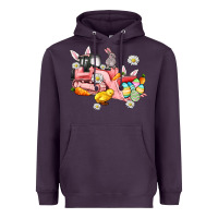 Plum easter excavator Heavyweight Hoodie - AdoDesignShop