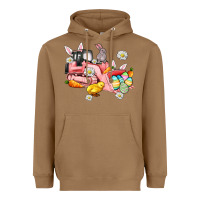 Toasted Coconut easter excavator Heavyweight Hoodie - AdoDesignShop