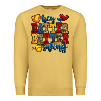 Antique Gold hey batter batter swing softball Premium Sweatshirt - Jasminsmagicworld