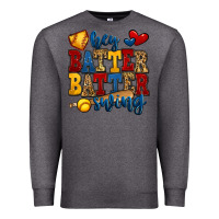 Charcoal Heather hey batter batter swing softball Premium Sweatshirt - Jasminsmagicworld