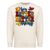 Sandshell hey batter batter swing softball Premium Sweatshirt - Jasminsmagicworld