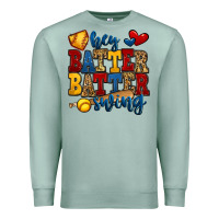 Seafoam hey batter batter swing softball Premium Sweatshirt - Jasminsmagicworld