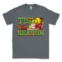 Charcoal Heather tis' the season softball Classic Tee - Zillion Design Studio