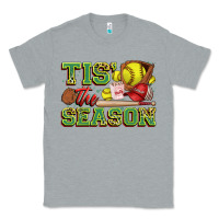 Heather Grey tis' the season softball Classic Tee - Zillion Design Studio