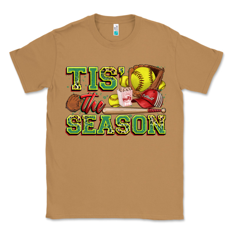 Tis' The Season Softball Classic Tee by Zillion Design Studio | Teevron