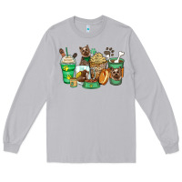 Moon Dust yorkshire terrier coffee cups Long Sleeve Tee - Zillion Design Studio
