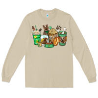 Mushroom yorkshire terrier coffee cups Long Sleeve Tee - Zillion Design Studio