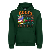 Forest Green books are cheaper than therapy Urban Hoodie - MaliasSmallBusiness