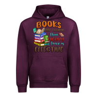Mauve Wine books are cheaper than therapy Urban Hoodie - MaliasSmallBusiness