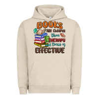 Pigment French Oak books are cheaper than therapy Urban Hoodie - MaliasSmallBusiness