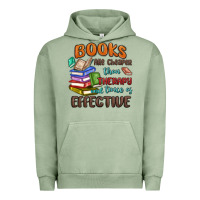 Pigment Oil Green books are cheaper than therapy Urban Hoodie - MaliasSmallBusiness