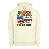 Pigment Pistachio books are cheaper than therapy Urban Hoodie - MaliasSmallBusiness