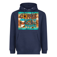 Navy coffee gives me teacher powers Heavyweight Hoodie - JahusDesignShop