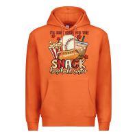 Carrot i'm just here for the snack baseball sister Premium Hoodie - MaliasSmallBusiness