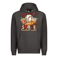 Smoke i'm just here for the snack baseball sister Premium Hoodie - MaliasSmallBusiness