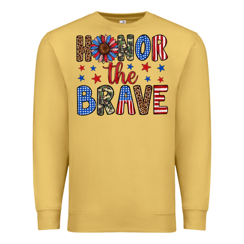 Honor The Brave Premium Sweatshirt by Artiststas | Teevron