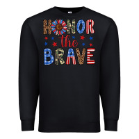 Black honor the brave Premium Sweatshirt - Artiststas