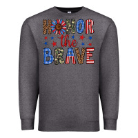 Charcoal Heather honor the brave Premium Sweatshirt - Artiststas