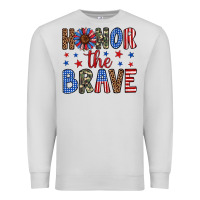 Dove Grey honor the brave Premium Sweatshirt - Artiststas