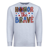 Heather Grey honor the brave Premium Sweatshirt - Artiststas