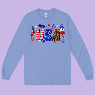 Long Sleeve Tee usa 4th of july
