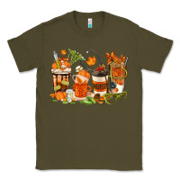 Army Green fall nurse coffee cups Classic Tee - texasbilliewilder