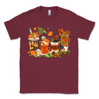 Burgundy fall nurse coffee cups Classic Tee - texasbilliewilder
