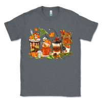 Charcoal Heather fall nurse coffee cups Classic Tee - texasbilliewilder