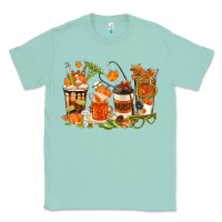 Seafoam fall nurse coffee cups Classic Tee - texasbilliewilder