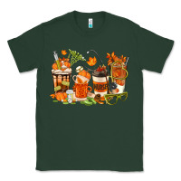 Sports Green fall nurse coffee cups Classic Tee - texasbilliewilder