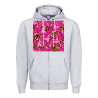 Heather Grey Breast Cancer with Ribbon and Butterfly Zipper Hoodie - texasbilliewilder