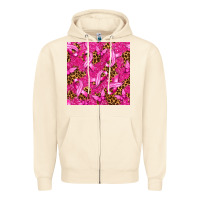 Sandshell Breast Cancer with Ribbon and Butterfly Zipper Hoodie - texasbilliewilder