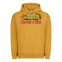 Pigment Peanut Butter i cant make everyone happy i an not a taco Urban Hoodie - MaliasSmallBusiness