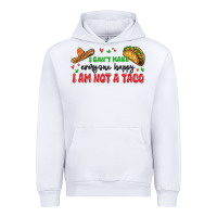 White i cant make everyone happy i an not a taco Urban Hoodie - MaliasSmallBusiness
