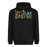 Black western happy easter Heavyweight Hoodie - AdoDesignShop