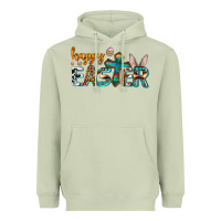 Matcha western happy easter Heavyweight Hoodie - AdoDesignShop