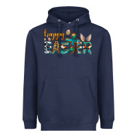 Navy western happy easter Heavyweight Hoodie - AdoDesignShop