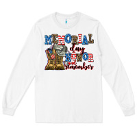White memorial day honor and remember Long Sleeve Tee - AdoDesignShop
