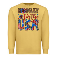 Antique Gold hooray for the usa Premium Sweatshirt - Artiststas