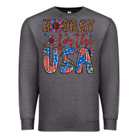 Charcoal Heather hooray for the usa Premium Sweatshirt - Artiststas