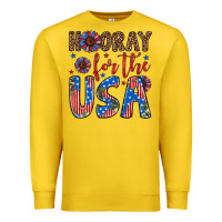 Hooray For The Usa Premium Sweatshirt | Teevron