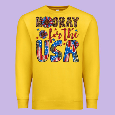 Hooray For The Usa Premium Sweatshirt Designed By Artiststas